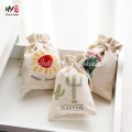 High-end creative canvas drawstring bag